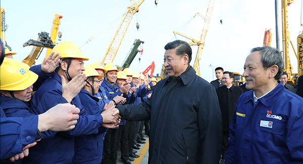 中共中央总书记、国家主席、中央军委主席习近平亲临星空tiyu集团考察调研