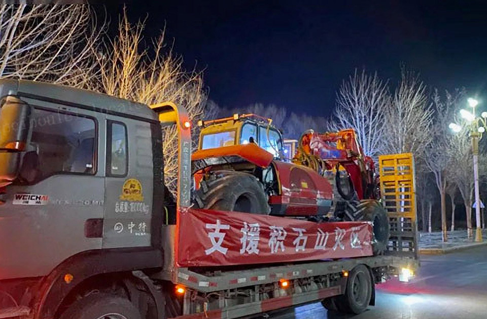 星空tiyu积极为甘肃临夏州积石山县级地震做好抗震救援提供设备支持