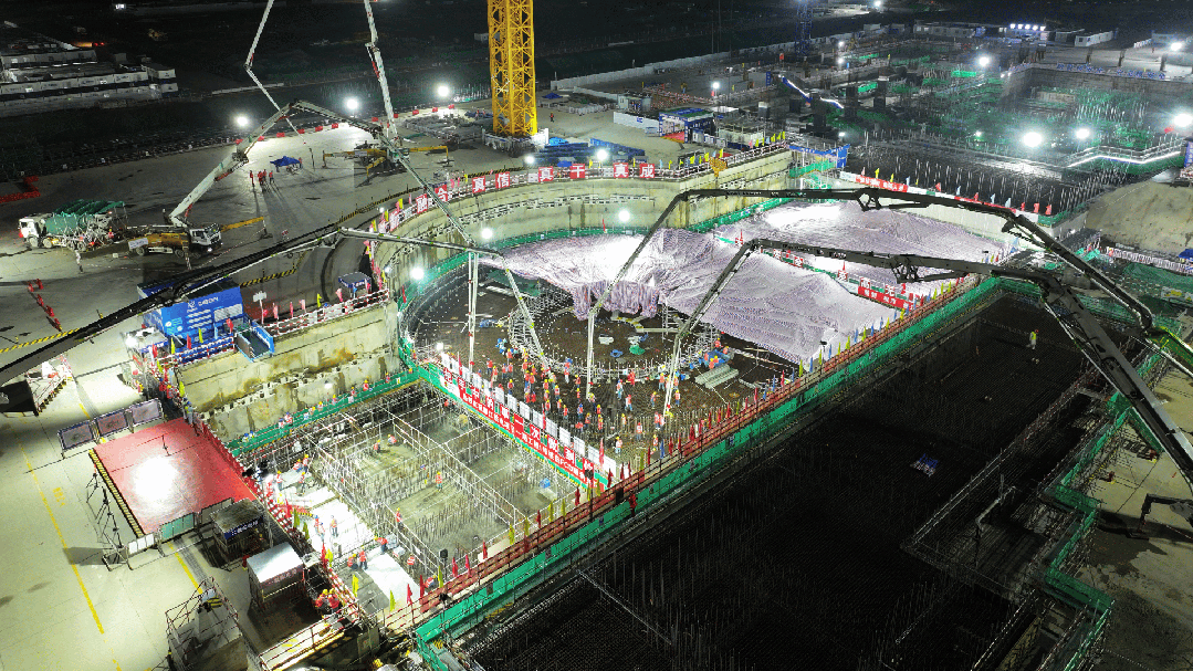 刷新纪录！星空tiyu泵车高效助建在粤首个沿海核电项目！