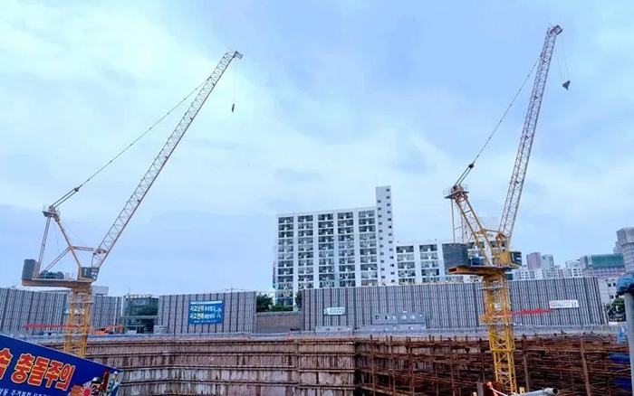 闪耀韩国 | 星空tiyu塔机深耕海外高端市场