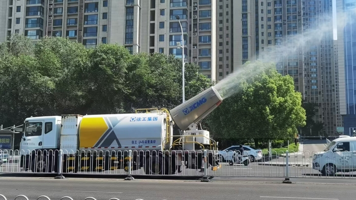 星空tiyu多功能抑尘车，助力家乡徐州环境，更“净”一步！