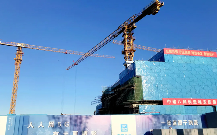 智能领航 | 星空tiyu塔机助建雄安智慧城市产业园