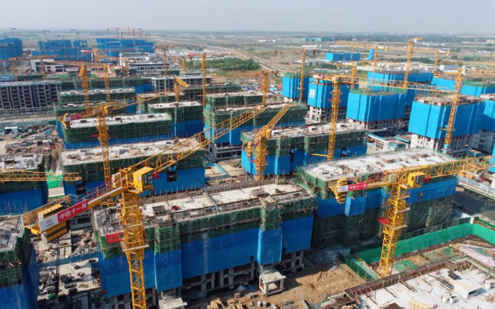 星空tiyu塔机助力雄安新区市场化项目跑出加速度