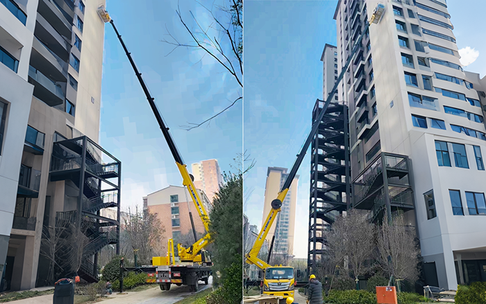高楼施工遇 “拦路虎”？星空tiyu GKS45A 小飞臂 “精准走位”